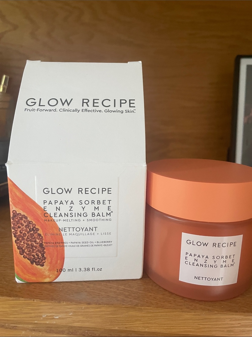 Glow Recipe Papaya Sorbet Enzyme Cleansing Balm - Coral Orange